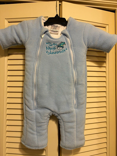 Baby merlin magic sleepsuit - magic,