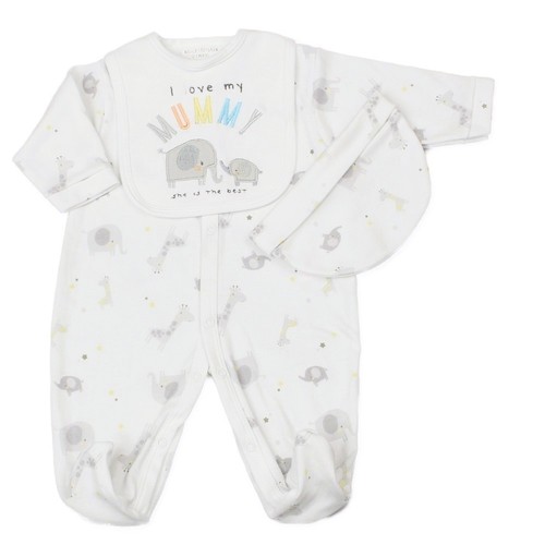 3pc baby sleepsuit - baby, 100%