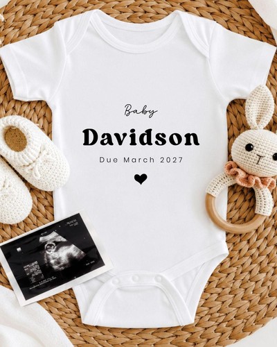 Personalised baby announcement - personalised,
