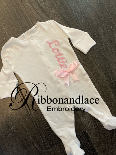 Baby grow personalised - baby,