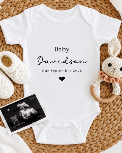 Personalised pregnancy reveal - personalised,