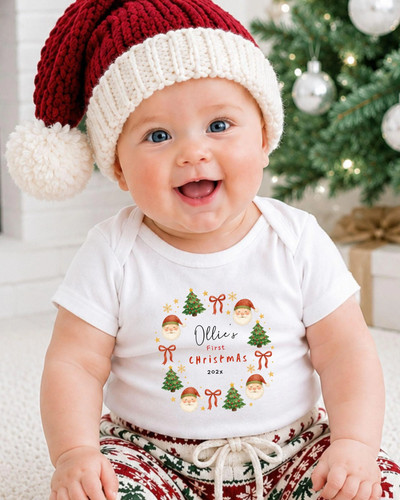 Boys first christmas - first,