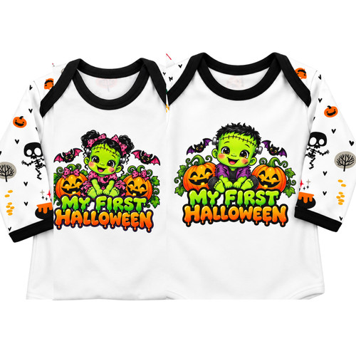 Baby first halloween romper - my,