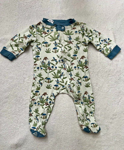 Burt bees baby 6m - bees, footed