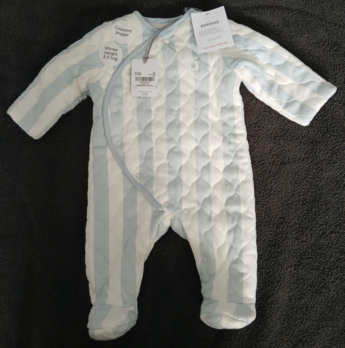 Blue white striped 5 tog - &,