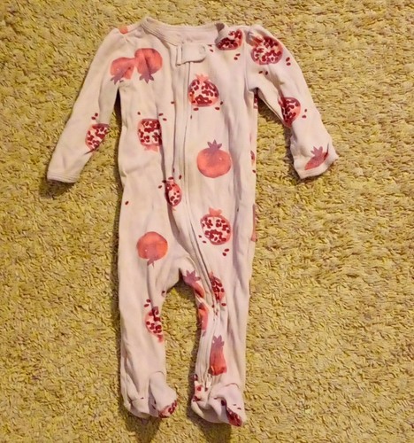 Carter pink fruit print - 6-9m,