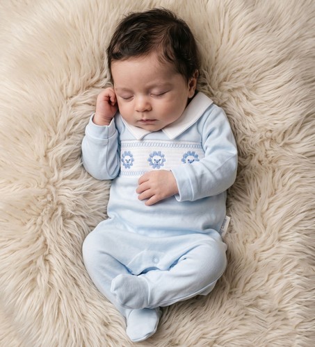 Premature baby boy sleepsuit - premature,