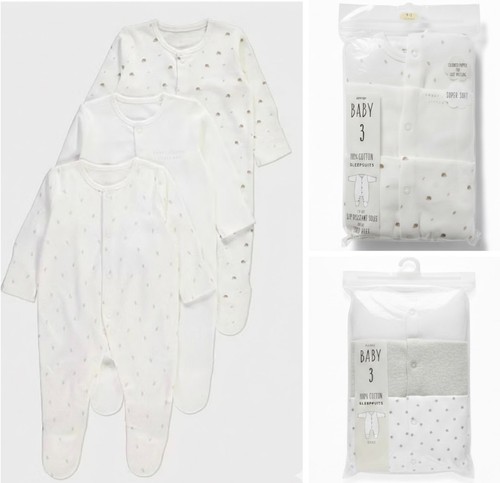 Baby george pack sleepsuits - baby,