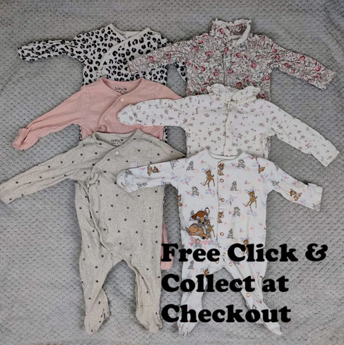 Baby girl sleepsuit bundle - bundle, 6