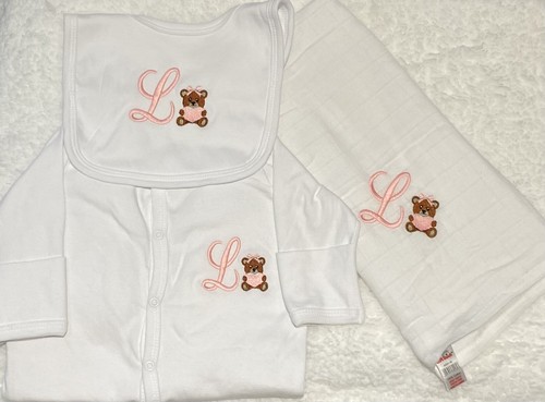 Embroidered personalised baby - embroidered,