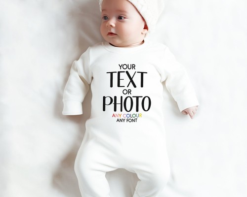Personalised baby sleepsuit - personalised,