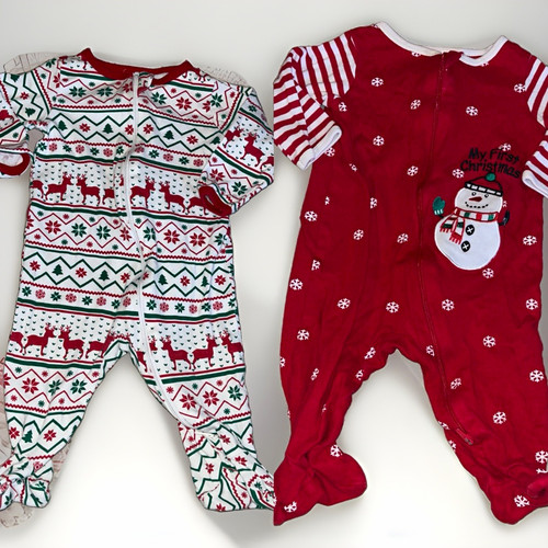 Pack unisex footed zip - unisex, 3-6m